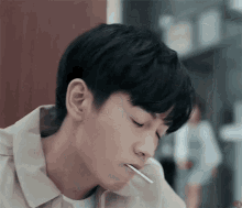 Chen Xiao Sleepy GIF - Chen Xiao Sleepy Lollipop GIFs