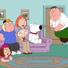 Peter Griffin Broom Stick GIF - Peter Griffin Broom Stick Peter Broom GIFs