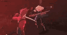 Tales Of Symphonia Sword Fight GIF - Tales Of Symphonia Sword Fight Slash GIFs