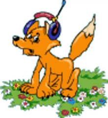 dog headphones cute pet music listen