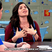Superstore Amy Sosa GIF - Superstore Amy Sosa And I Just Miss Obama So Much GIFs
