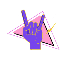 rock sign rock and roll rock n roll rock on hand sign