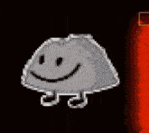 a pixel art of a taco with flames coming out of it