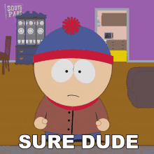 Sure Dude Stan Marsh GIF - Sure Dude Stan Marsh South Park GIFs