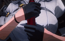 a close up of a person 's arm with a watch on it