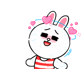 In Love Bunny Bear Sticker - In Love Bunny Bear Happy Stickers