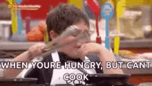 Hungry Cant Cook GIF