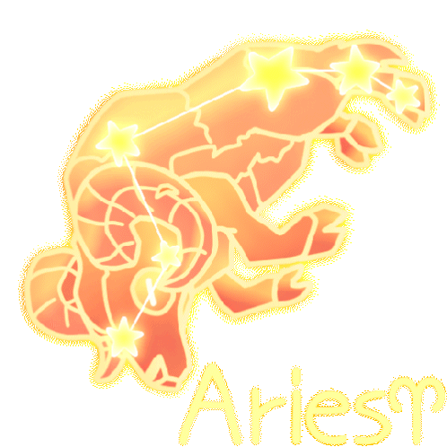 Aries Aries Sign Sticker - Aries Aries Sign Astrology Stickers
