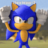 I Fw U Heavy Sonic The Hedgehog GIF - I Fw U Heavy Sonic The Hedgehog Sonic Fortnite GIFs