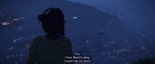 a screenshot of a video game with kay saying " kay and look how i paid him back "