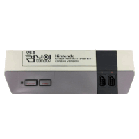 a nintendo entertainment system has a korean version on it