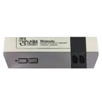 a nintendo entertainment system has a korean version on it