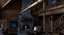Log Cabin Fireplace GIF - Log Cabin Fireplace Quaint GIFs