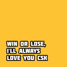 Jagyasini Singh Win Or Lose I Will Always Love You Csk GIF - Jagyasini Singh Win Or Lose I Will Always Love You Csk Csk GIFs