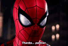 Spider Man Thanks Partner GIF - Spider Man Thanks Partner Thank You Partner GIFs