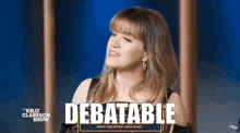 Kelly Clarkson Kelly Clarkson Show GIF - Kelly Clarkson Kelly Clarkson Show Debatable GIFs