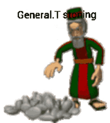 general t general_t123 stoning throwing rock haram