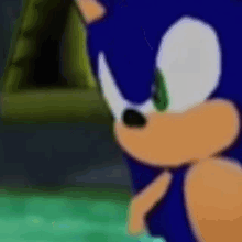 Sonic The Hedgehog Sonic Adventure GIF - Sonic The Hedgehog Sonic Adventure Squint GIFs
