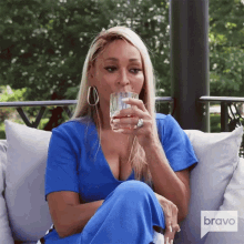 Drinking Karen Huger GIF - Drinking Karen Huger Real Housewives Of Potomac GIFs