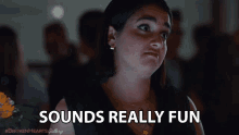 Sounds Really Fun Lucy Gulliver GIF - Sounds Really Fun Lucy Gulliver The Broken Hearts Gallery GIFs