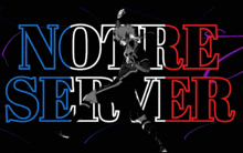 a poster with a soccer player and the words notre seter