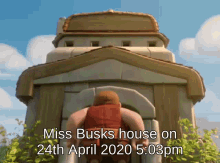 Miss Busk House Explode GIF - Miss Busk House Explode Explosion GIFs