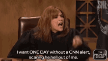 Cecily Marilyn Milian Strong I Want One Day Without Cnn Alert GIF - Cecily Marilyn Milian Strong I Want One Day Without Cnn Alert Scaring The Hell Out Of Me GIFs