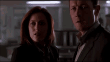 Doggett X Files Scully Look GIF - Doggett X Files Scully Look GIFs
