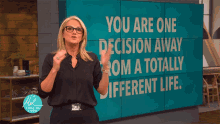 You Are One Decision Away From A Totally Different Life Move Forward GIF