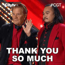 Thank You So Much Mcelman And The Maestro GIF - Thank You So Much Mcelman And The Maestro Canadas Got Talent GIFs