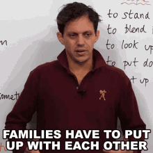 Families Have To Put Up With Each Other Benjamin GIF