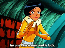 Totally Spies Alex GIF - Totally Spies Alex No One Likes A Sour Cookie Lady GIFs