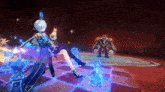 a girl is sitting on a chess board in a video game .