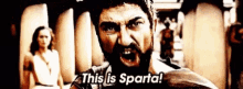This Is Sparta Shouting GIF - This Is Sparta Shouting Sparta GIFs