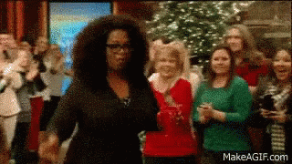Oprah Excited GIF - Oprah Excited Dance - Discover & Share GIFs