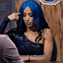 Sasha Banks Am I Gonna Be At Wrestle Mania GIF - Sasha Banks Am I Gonna Be At Wrestle Mania Wwe GIFs