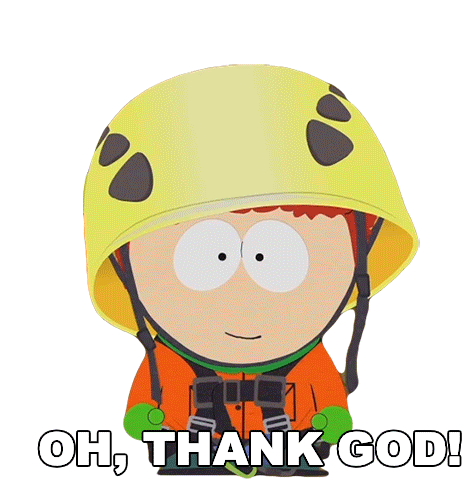 Oh Thank God Kyle Broflovski Sticker - Oh Thank God Kyle Broflovski South Park Stickers