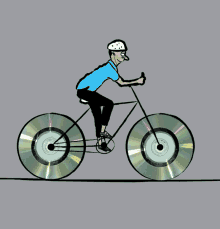 Downsign Disc Jockey GIF - Downsign Disc Jockey Bicycle GIFs