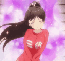 anime kawaii horusultra oppai dancing