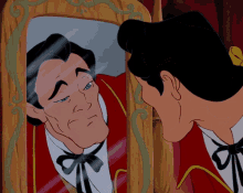 Beauty And The Beast Gaston GIF - Beauty And The Beast Gaston Mirror GIFs