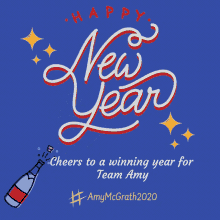 Amy Mcgrath Happy New Year GIF - Amy Mcgrath Happy New Year 2020 GIFs