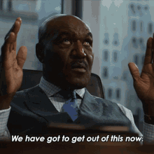 We Have Got To Get Out Of This Now Adrian Boseman GIF - We Have Got To Get Out Of This Now Adrian Boseman The Good Fight GIFs