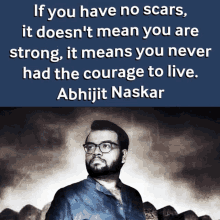 Abhijit Naskar Naskar GIF - Abhijit Naskar Naskar Scars GIFs
