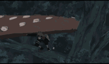 a couple of anime characters are fighting each other with a sword and a lightning bolt .