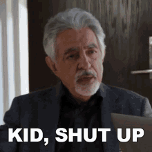 Kid Shut Up David Rossi GIF - Kid Shut Up David Rossi Criminal Minds Evolution GIFs