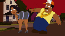 a cartoon character wearing a hat with the letter g on it