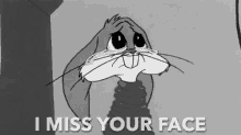I Miss Your Face GIF - I Miss Your Face Tears Bugs Bunny GIFs