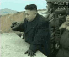 Kim Jongun Spy GIF - Kim Jongun Spy Shookt GIFs