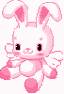 pink wings bunny