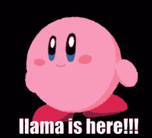 Llama Kirby GIF - Llama Kirby Llama Is Here GIFs